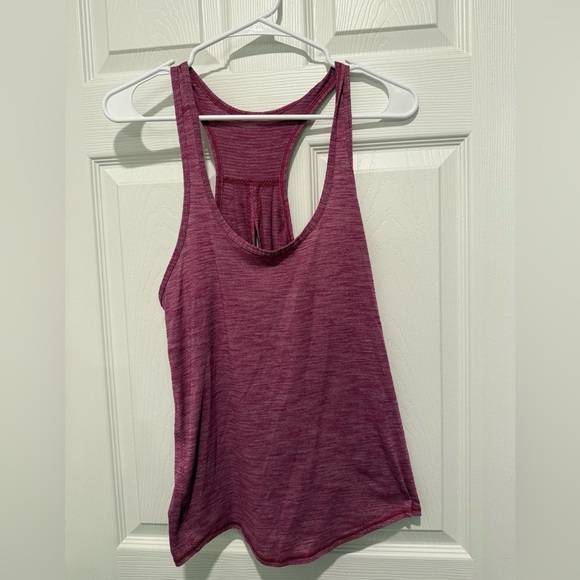 Lululemon Salute the Sun Tank Heathered Regal Plum Size Small. - Picture 5 of 6